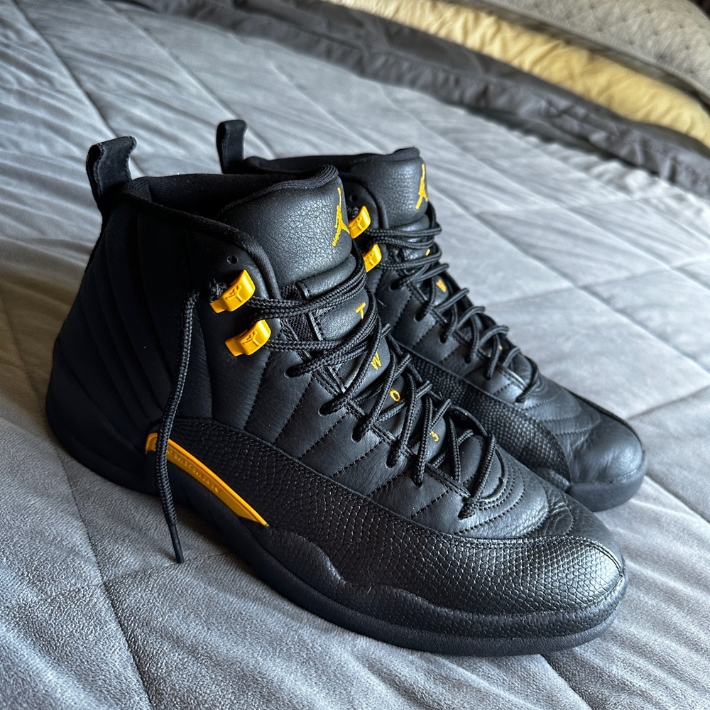 Jordan XII 12 Taxi Black Nike